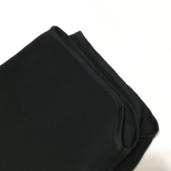 ZARA Baggy Elastic Waist Front Tie Cropped Slit Side Hem Black Size M Pu… - Picture 12 of 16